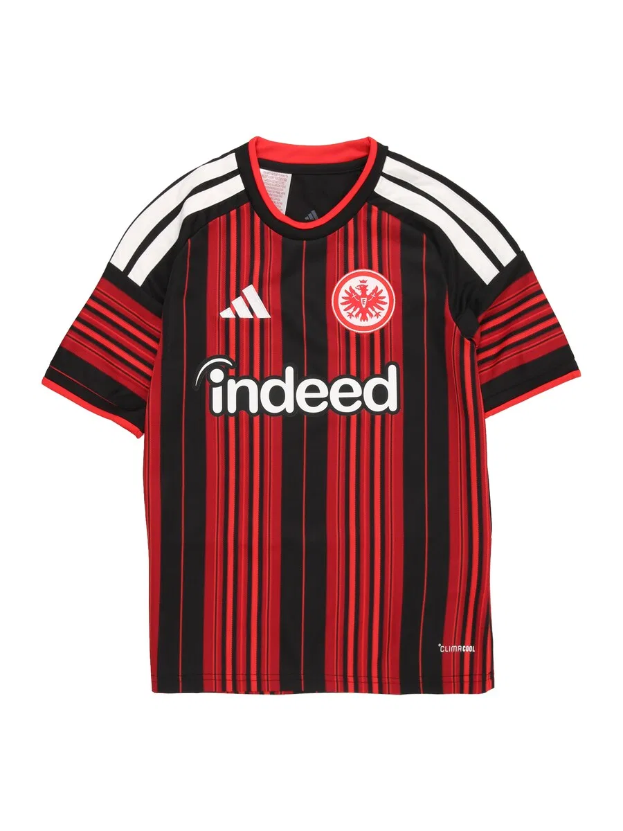 Футболка ADIDAS PERFORMANCE Performance Shirt 'Eintracht Frankfurt 26/27 Home' черного цвета