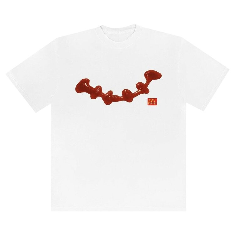 

Футболка Cactus Jack by Travis Scott x McDonald's Ketchup T-Shirt 'White', белый