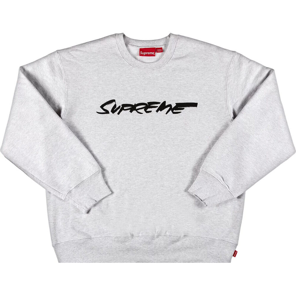 

Свитшот Supreme Futura Logo Crewneck, серый