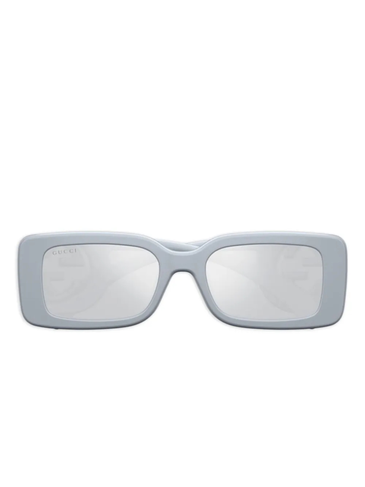 

Солнцезащитные очки Gucci Eyewear в прямоугольной оправе с логотипом GG, серый