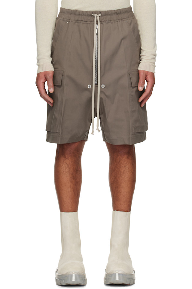 

Шорты Hollywood Cargobela Rick Owens, цвет dust