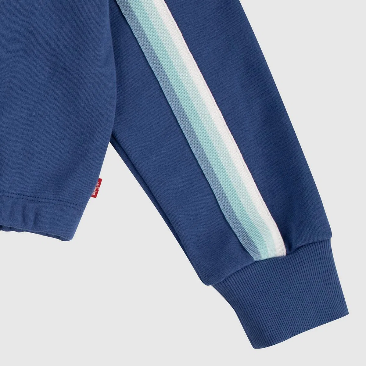 Пуловер Meet and greet 7-16 лет в одежде с застежкой-молнией на четверть длины Levi's, True Navy - Blue — фото 4