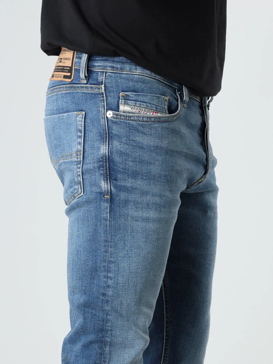 Джинсы DIESEL Skinny Jeans 'TEPPHAR-X' синего цвета — фото 3