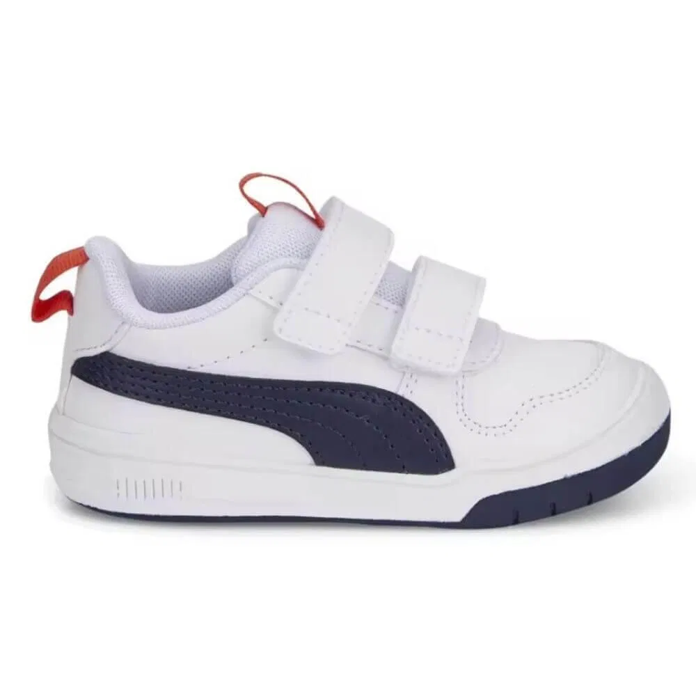 Детские кроссовки Puma Multiflex, Цвет: Weiss Dunkelblau