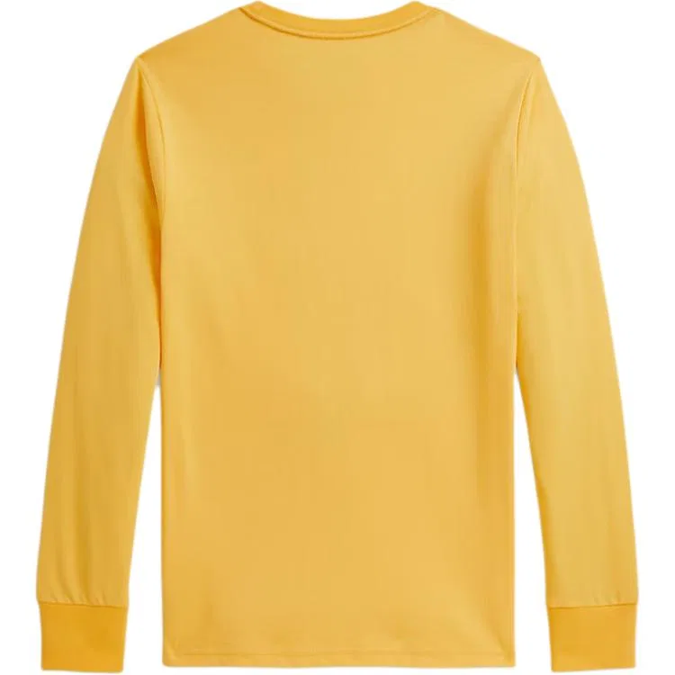 Детская футболка с принтом Polo Bear с коротким рукавом Polo Ralph Lauren, Chromium Yellow — фото 3
