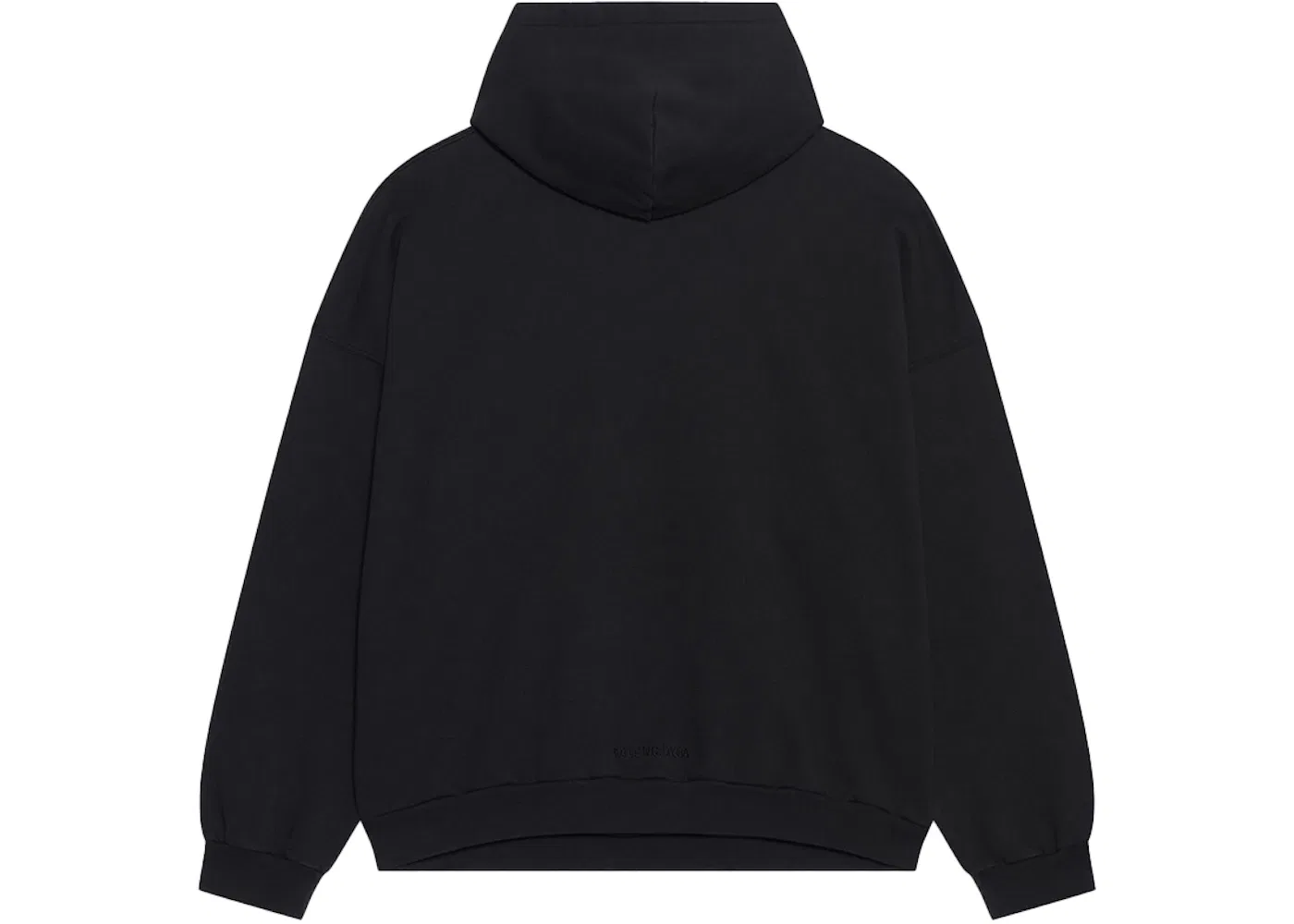 Мужской худи свободного кроя с принтом Balenciaga x The Simpsons Wide Fit Hoodie, Black — фото 2