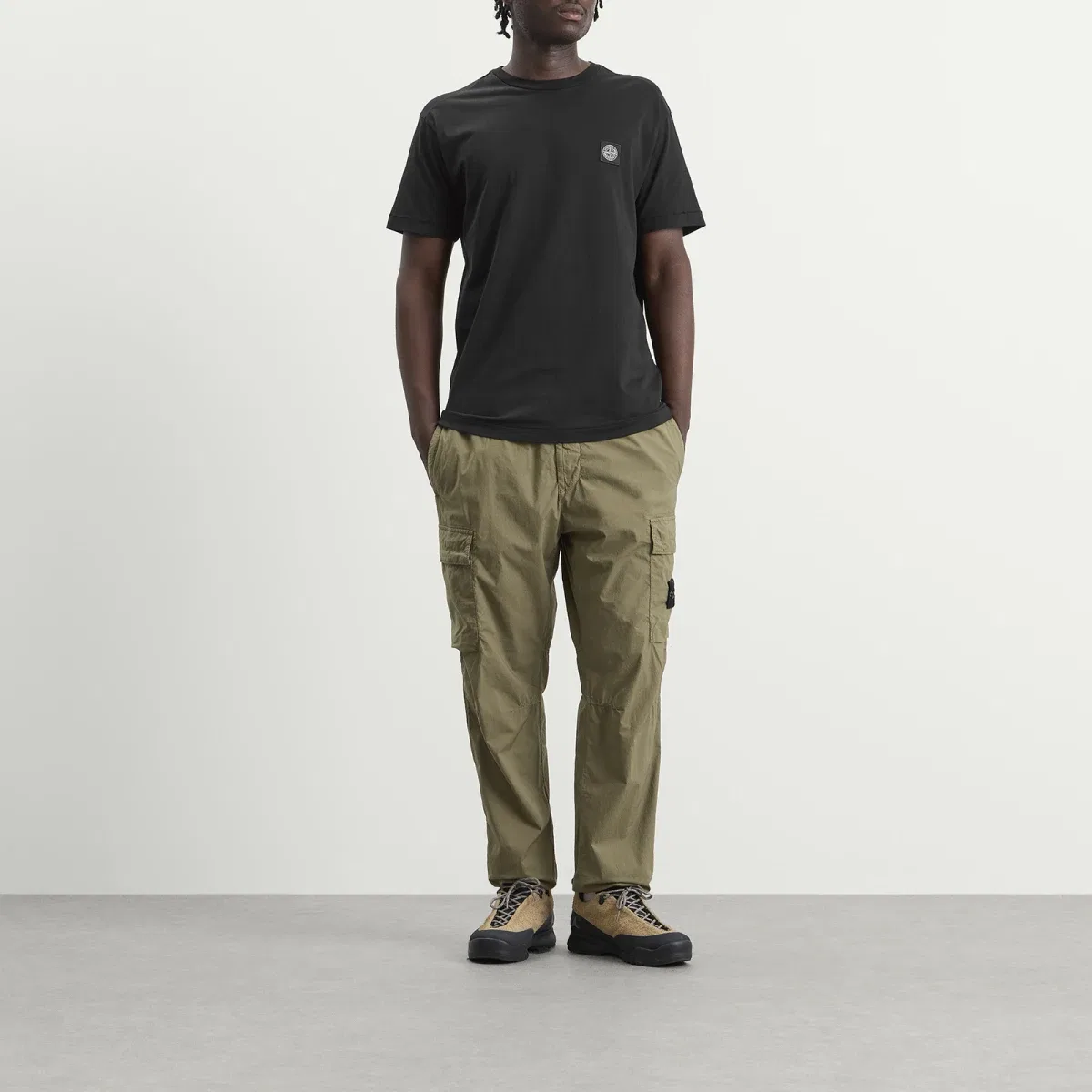 Футболка с патчем Stone Island, Black — фото 4
