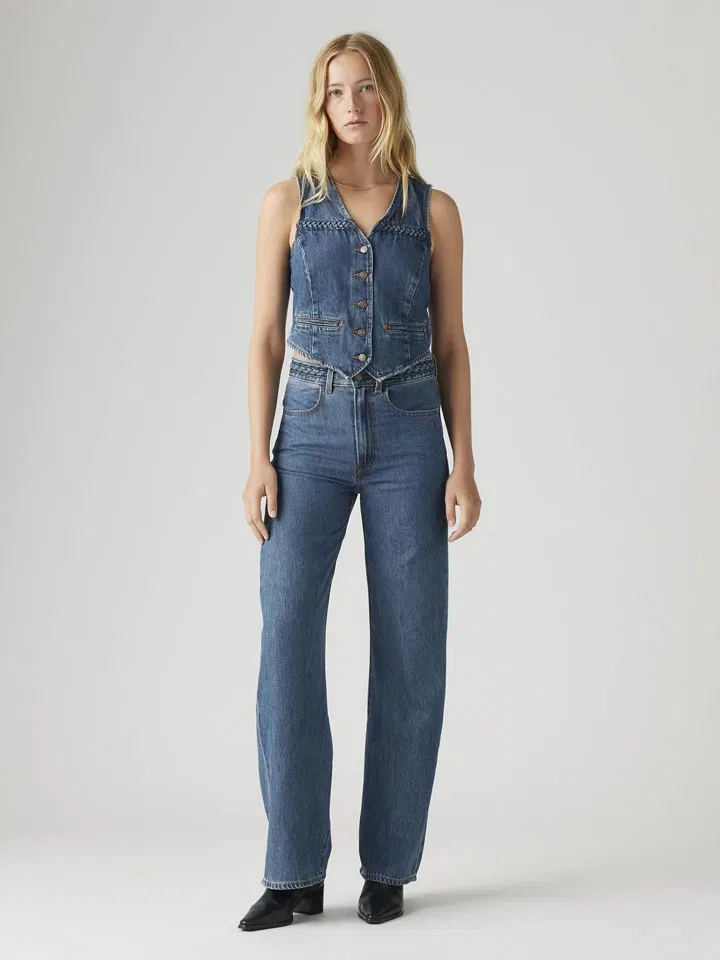Джинсы широкие Levi'S, синий — фото 2