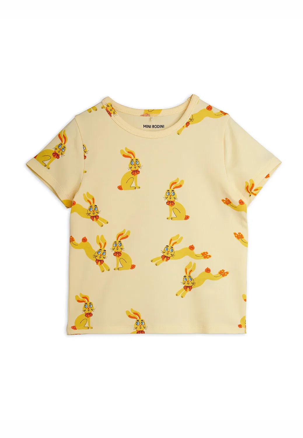 Футболка унисекс с принтом «Кролики» Mini Rodini, Yellow