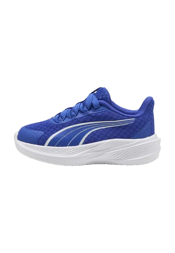 Кроссовки с синтетическим верхом Baby shoes Puma, Royal Saphire, Rouge Blanc, белый/красный