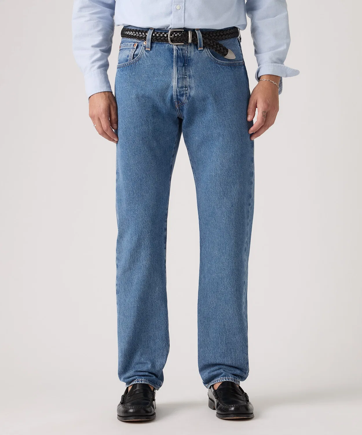 Мужские джинсы прямого кроя 501 Relaxed Levi's, Dark Indigo Blue