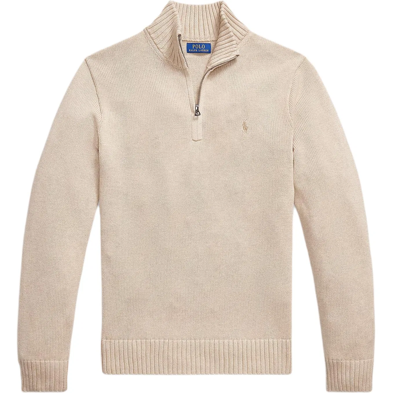 Мужской свитер с длинным рукавом и молнией Polo Ralph Lauren, Sand Dune Mixed Color