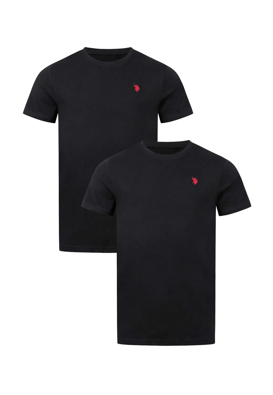 Мужская футболка с круглым вырезом 2 штуки U.S. Polo Assn., Black — фото 2
