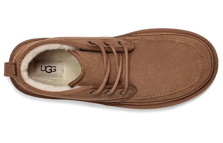 Мужские зимние ботинки Ugg Neumel на шнуровке, коричневый — фото 4