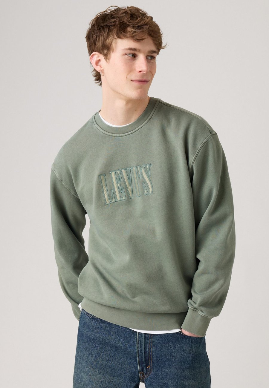 

Толстовка Levi's GRAPHIC CREW, Ssnl Serif Laurel Wreath/Green