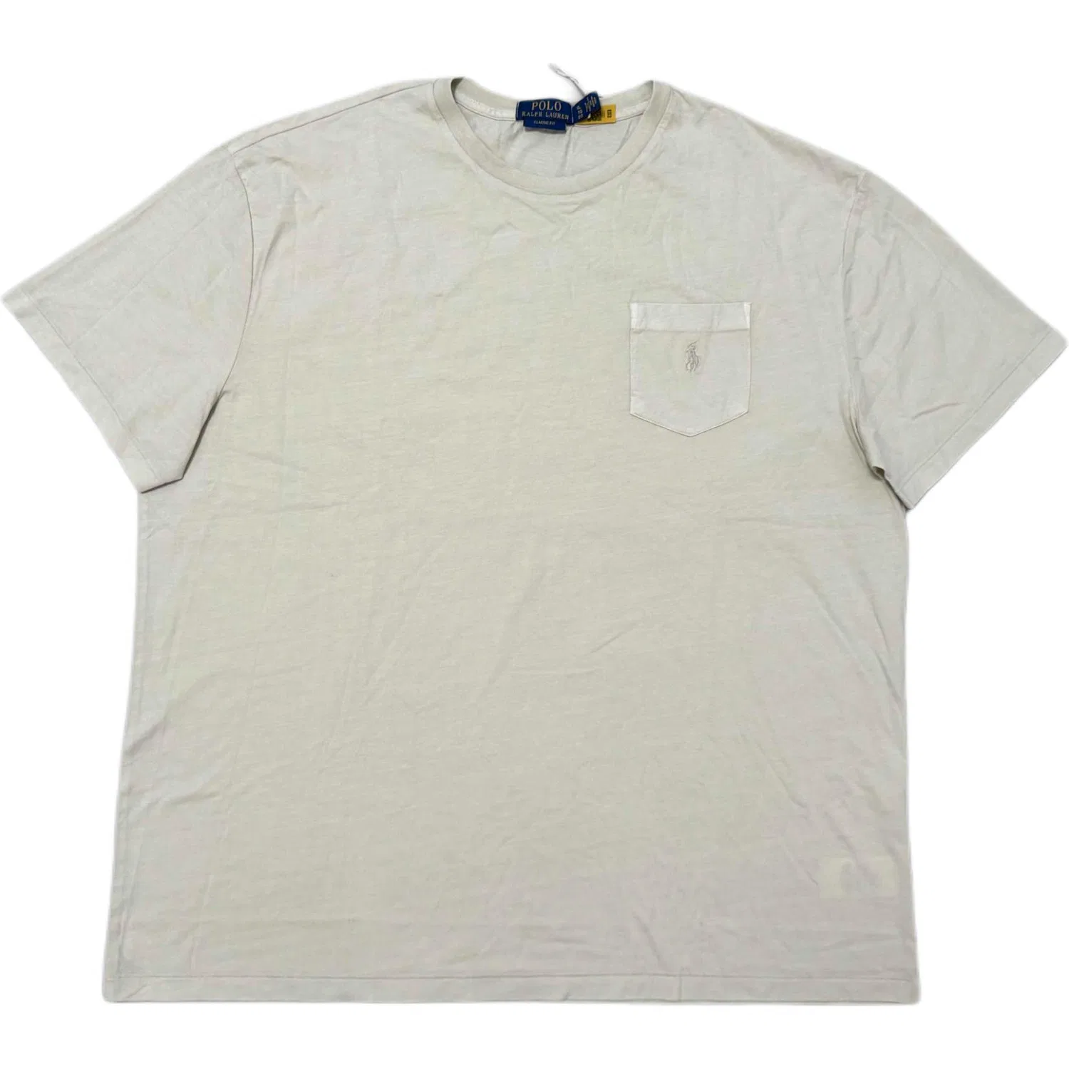 Мужская футболка с круглым вырезом Polo Ralph Lauren, Natural