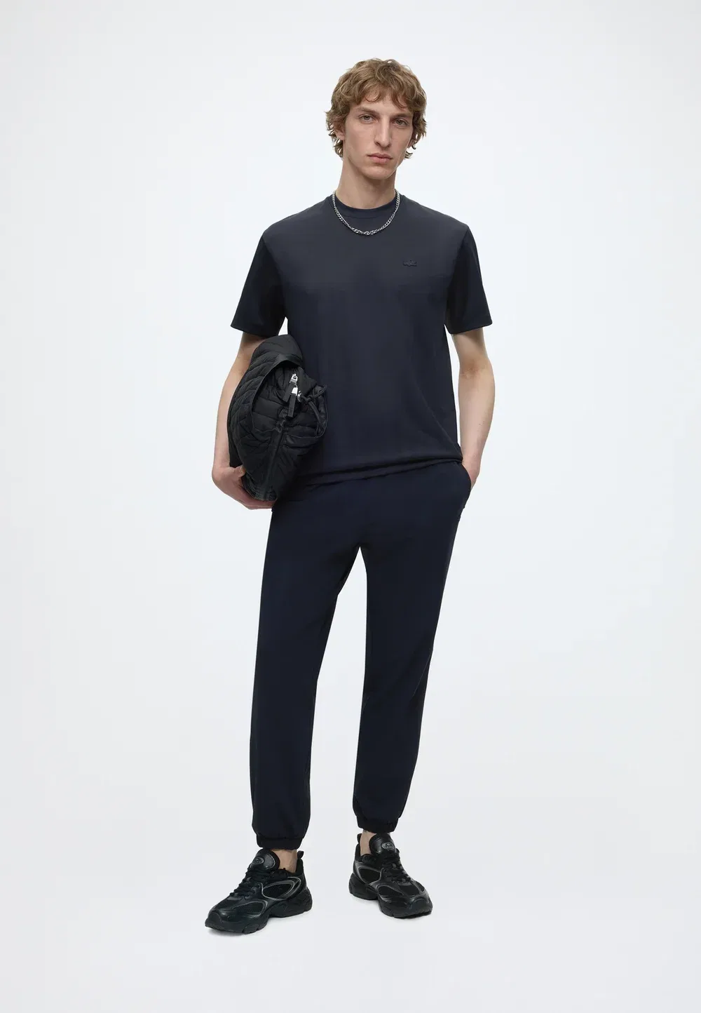 Футболка - футболка с принтом Lacoste, Navy Blue — фото 2
