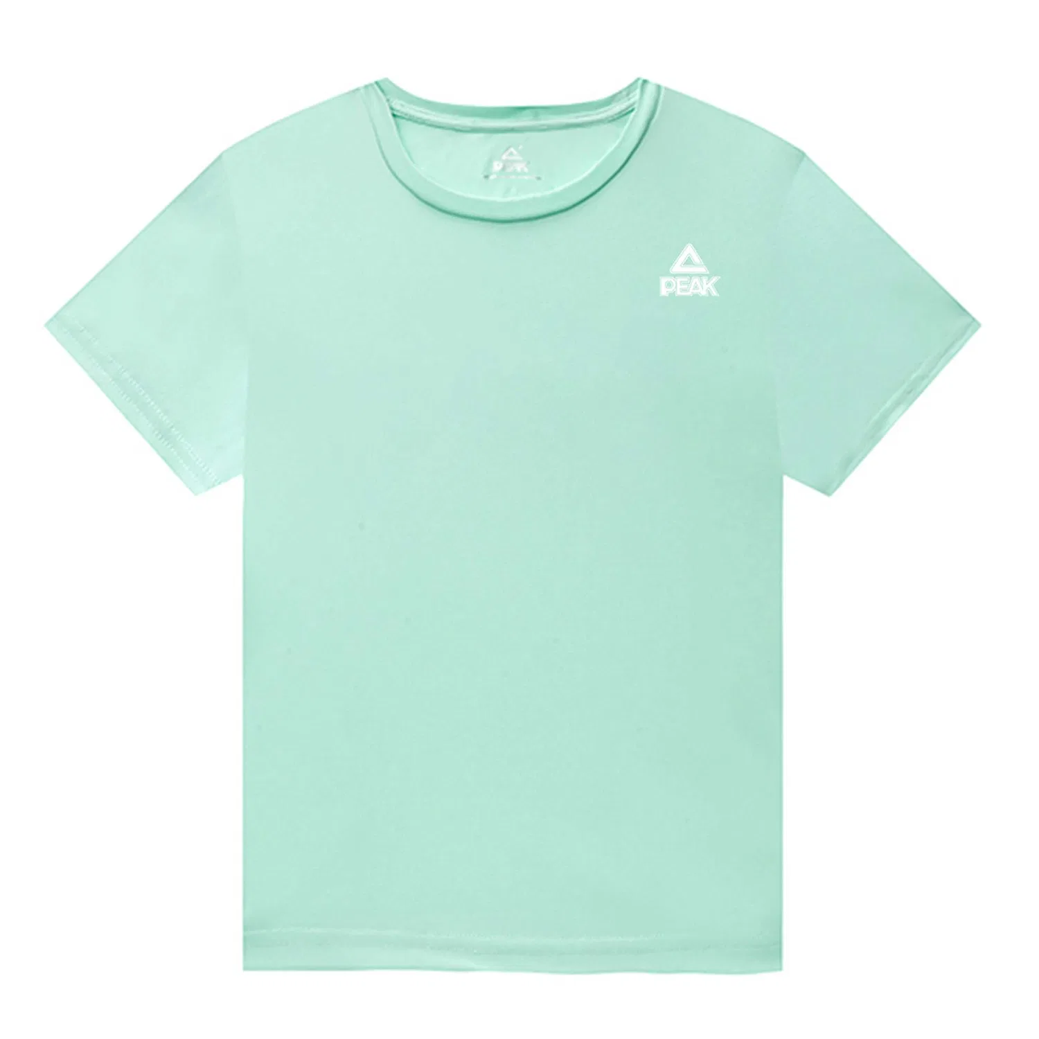 Футболка для детей, повседневная, Crew Neck, PEAK, Apple Green