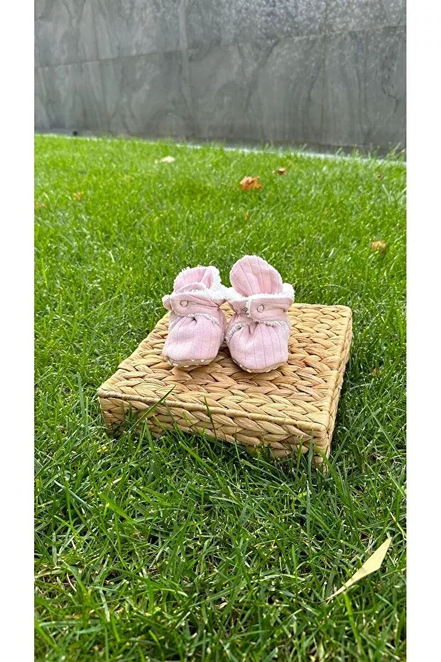 Детские пинетки с принтом Babydia, Pink