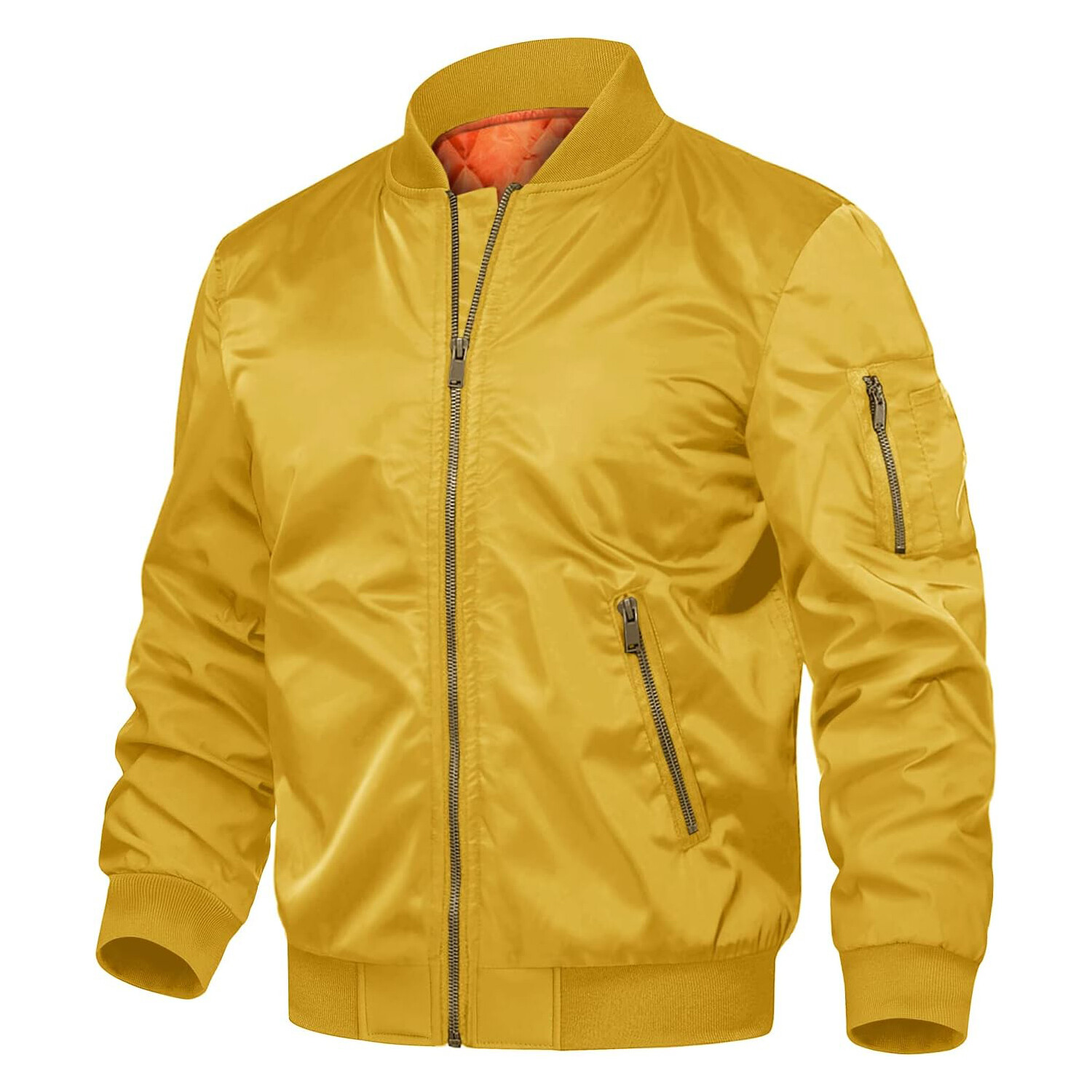 

Куртка-бомбер Tacvasen Full Zip Winter Warm Padded, желтый