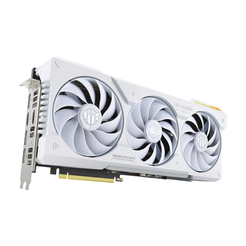 

Видеокарта ASUS TUF Gaming GeForce RTX 4070 Ti SUPER OC White Edition, 16 ГБ, белый