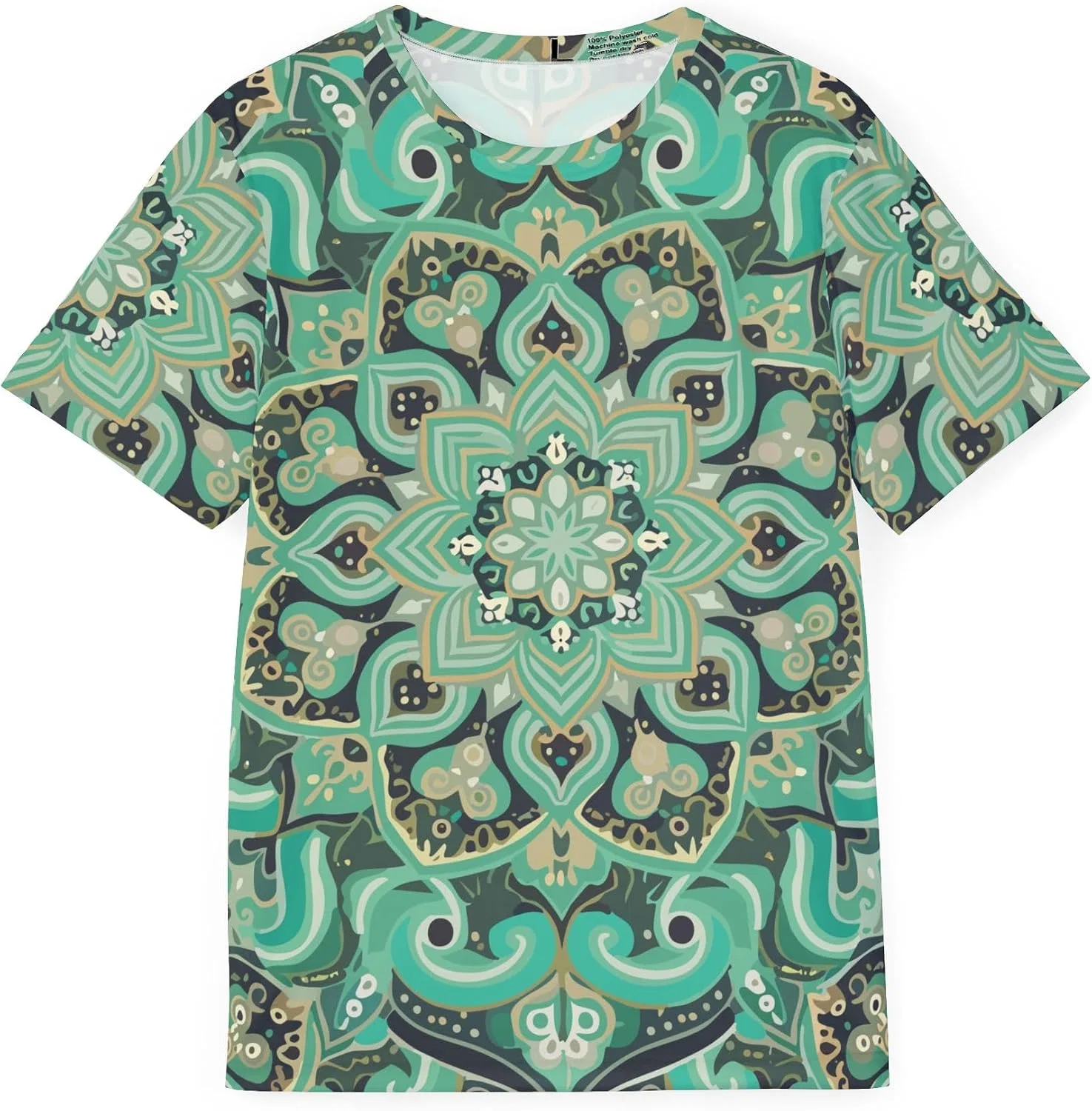 Унисекс футболка с орнаментом Dori India, Multicolor