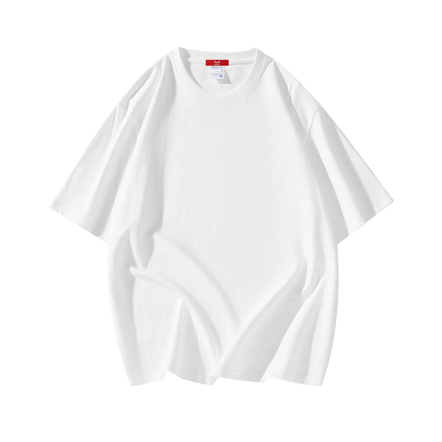 Детская футболка с круглым вырезом унисекс, плотная, Crew Neck Moderate Heavyweight, MIIOW — фото 4