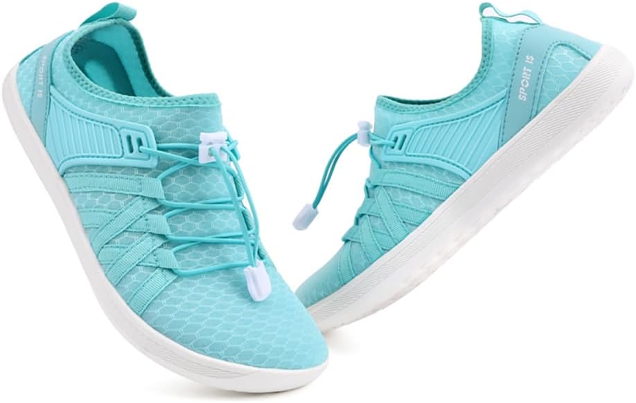 

Минималистичные мужские босоножки для мужчин, женские с широкой передней частью, трейл-раннер, нулевая разница в подошве, модные кроссовки Dinint, светло-голубой