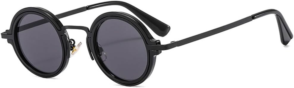 

Модные маленькие круглые мужские солнцезащитные очки в стиле панк, ретро, ​​прозрачные градиентные линзы, защита от УФ-излучения UV400, женские солнцезащитные очки в тренде KTUCN, Hd2