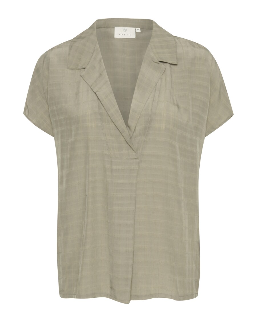 

Блузка с коротким рукавом Kaffe Blouse Juliane, пастельный зеленый