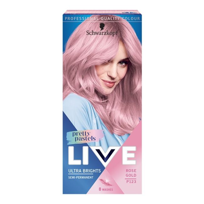 

Живая краска для волос Schwarzkopf, цвет l123 rožinis auksas