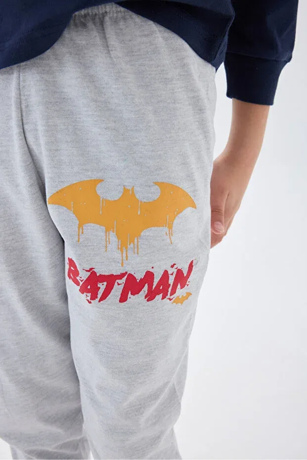 Детский спортивный костюм для мальчиков с принтом Batman, Темно-Синий — фото 3