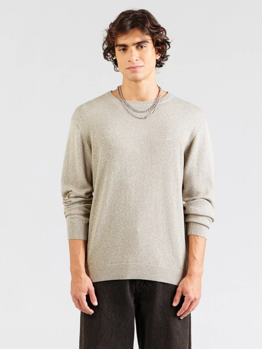 Свитер LEVI'S 'Lightweight Housemark Sweater' светло-коричневого цвета — фото 2