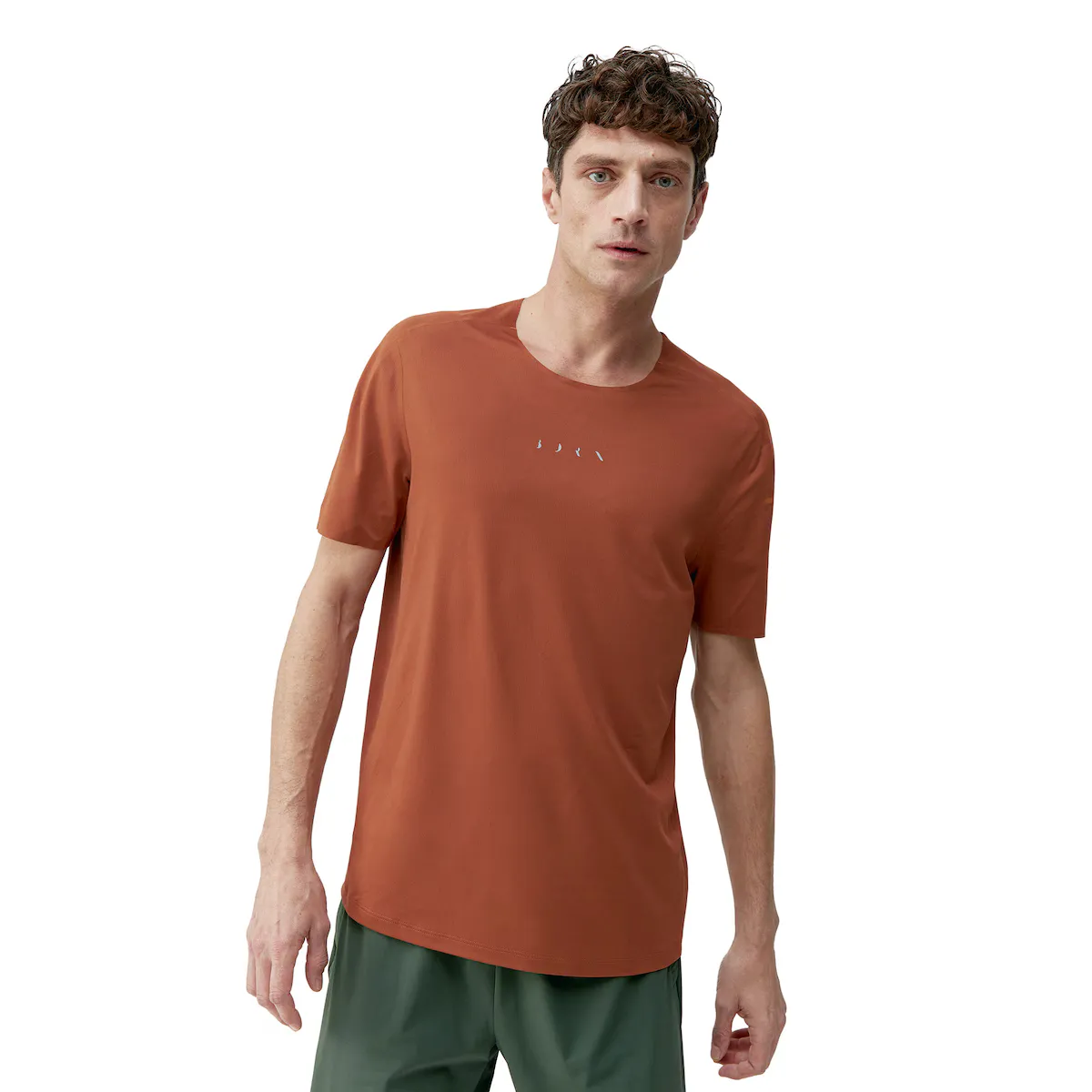 

Футболка мужская Vostok Born Living Yoga, цвет Naranja volcanico