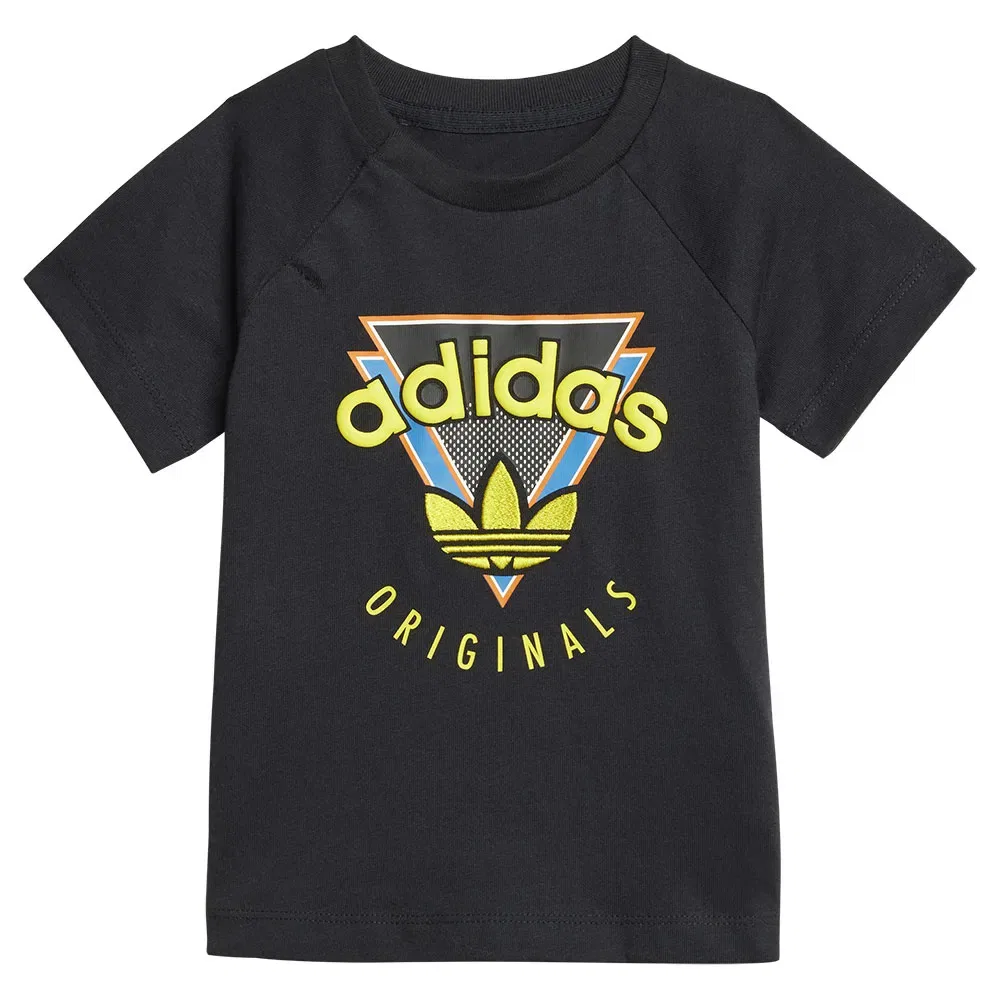 Комплект из шорт и футболки Adidas Originals, черный