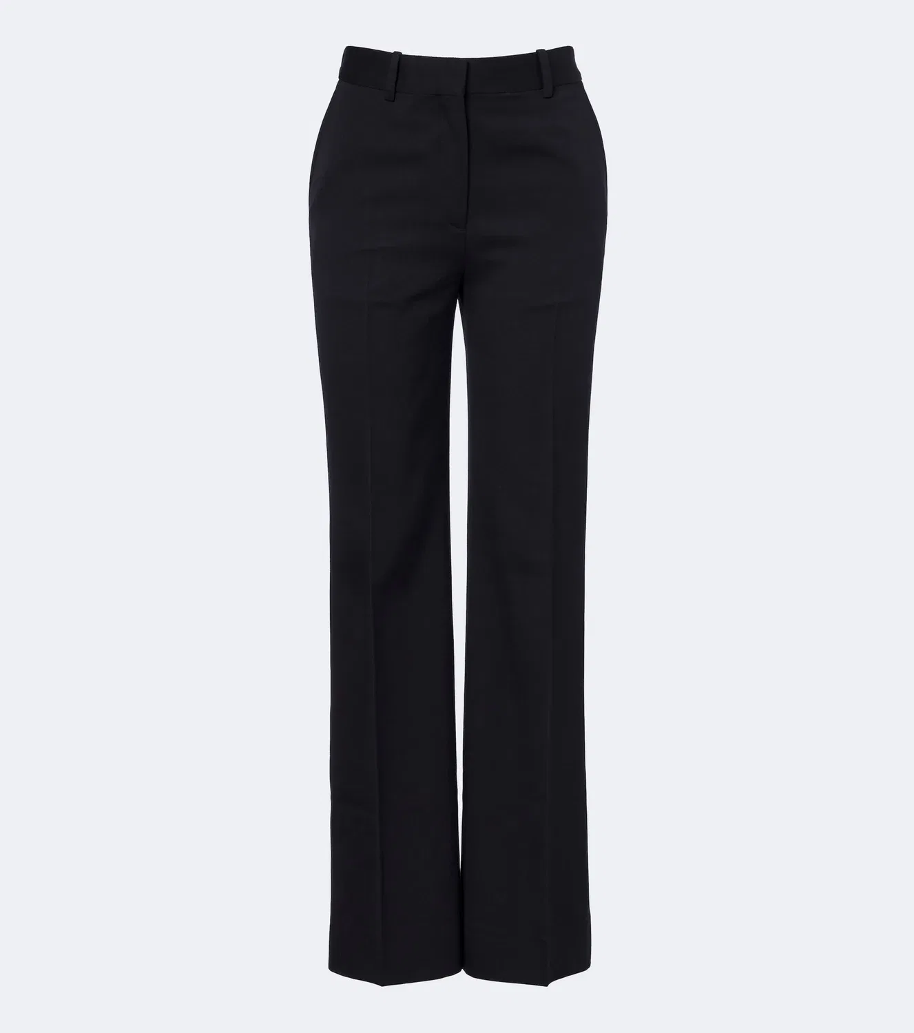 Прямые брюки из шерсти Acne Studios, черный