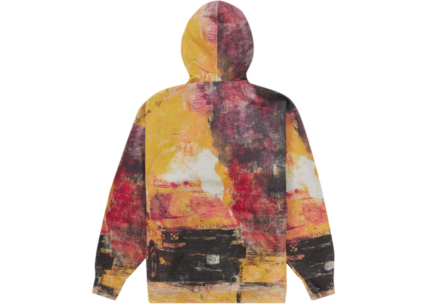 Мужская худи на молнии Supreme Fire Zip Up Hooded Sweatshirt, Multicolor — фото 2