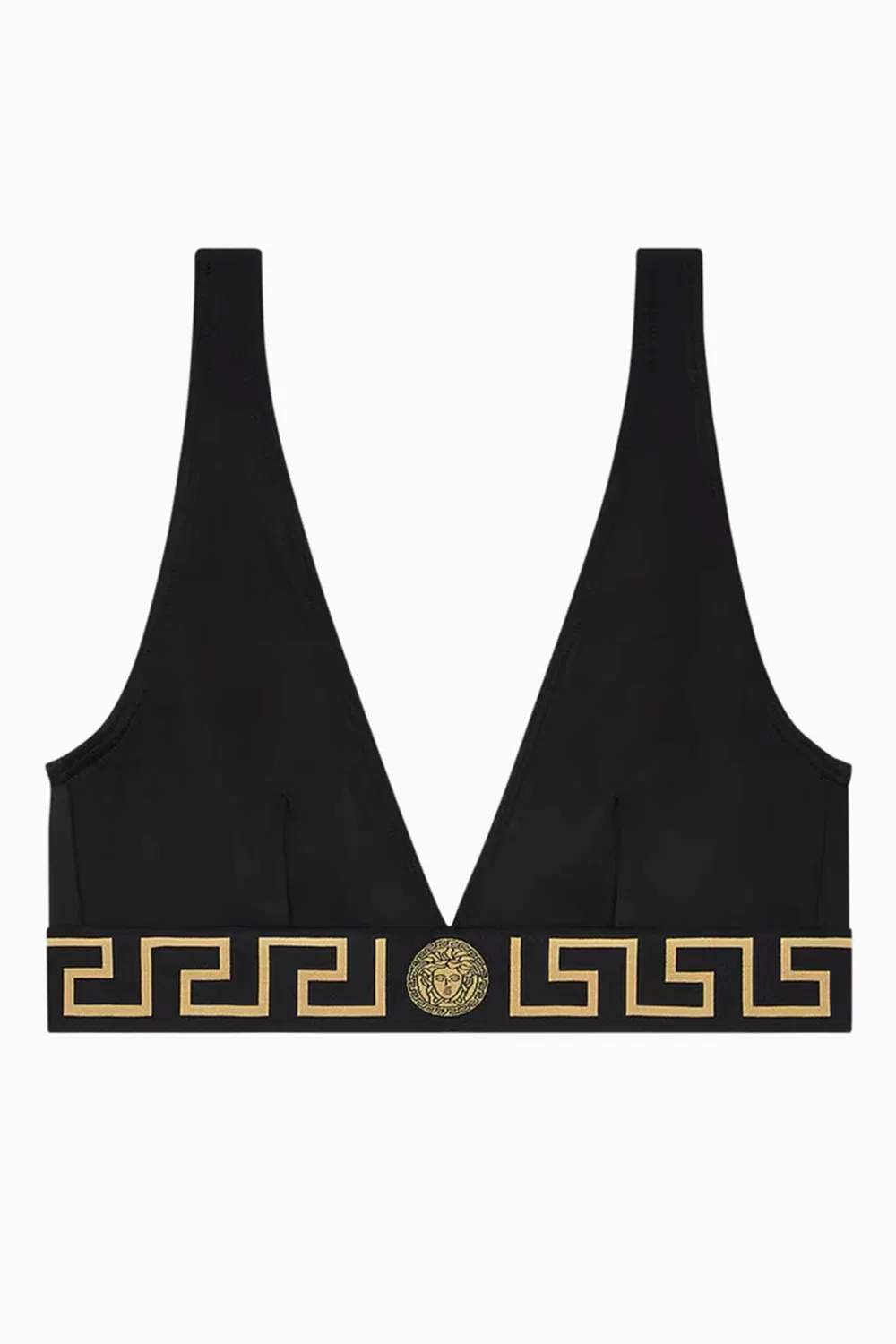 Топ бикини с принтом Greca Border Versace