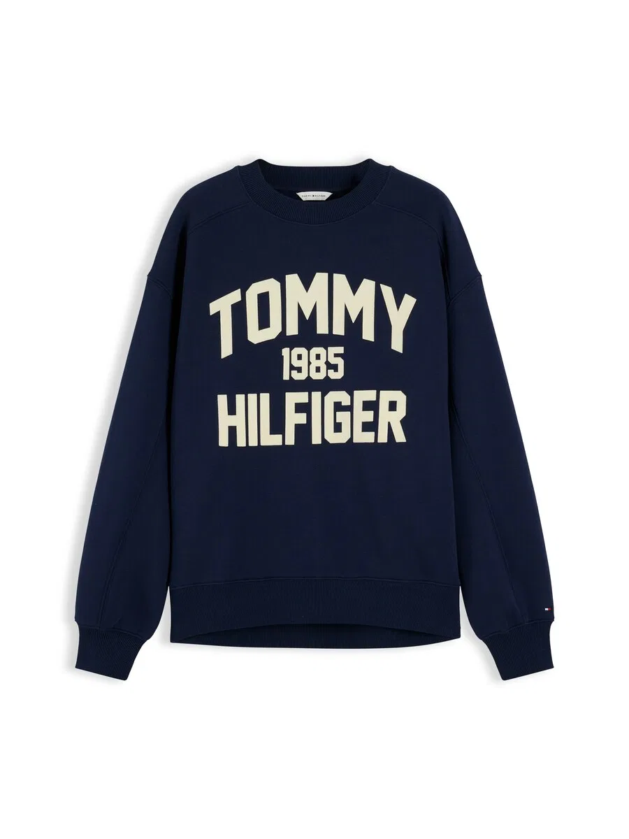Толстовка TOMMY HILFIGER 'VARSITY' темно-синего цвета