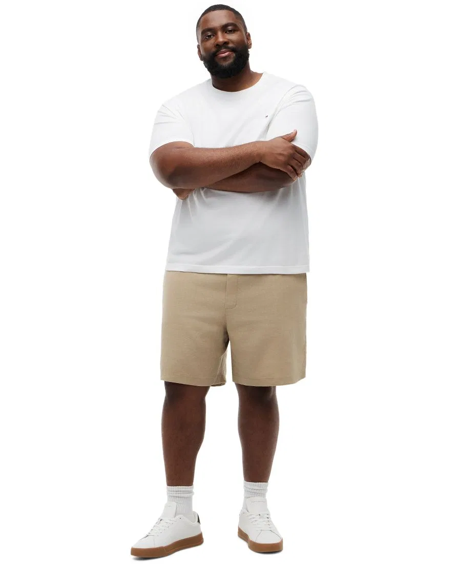 Мужские шорты с завязками на поясе Dover 8" Regular-Fit Tommy Hilfiger, Batique Khaki — фото 2