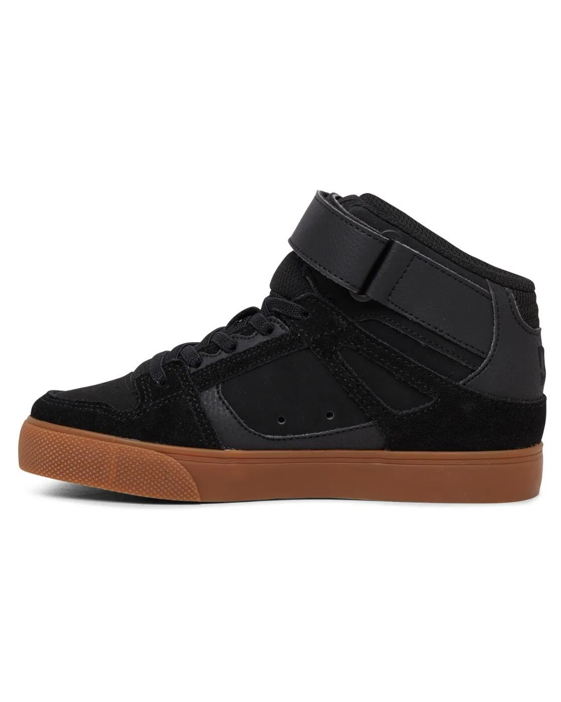 Детские кожаные кроссовки с высоким верхом PURE HIGH-TOP EV Dc Shoes, Schwarz — фото 3