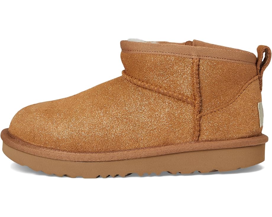 Детские сапоги UGG Kids Classic Ultra Mini Dazzle (Toddler), Chestnut — фото 4