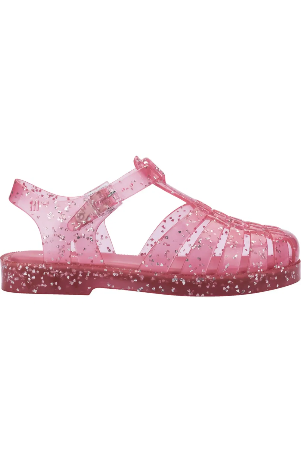 Детские сандалии рыбак глиттер Possession Mini Melissa, Glitter Pink — фото 2