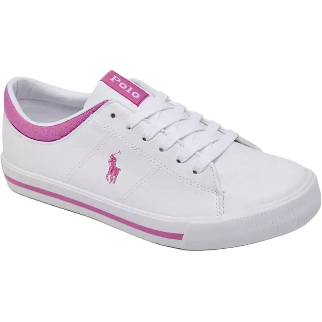 Детские кроссовки для скейтбординга Polo Ralph Lauren, White Pink — фото 4