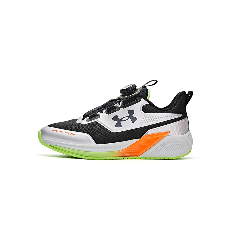 

Низкие детские кроссовки для бега Under Armour, черный/серебряный