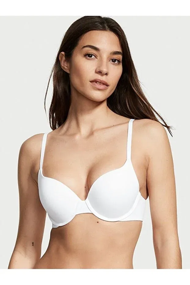 Женский бюстгальтер push-up с бретельками-спагетти Victoria'S Secret, White — фото 3