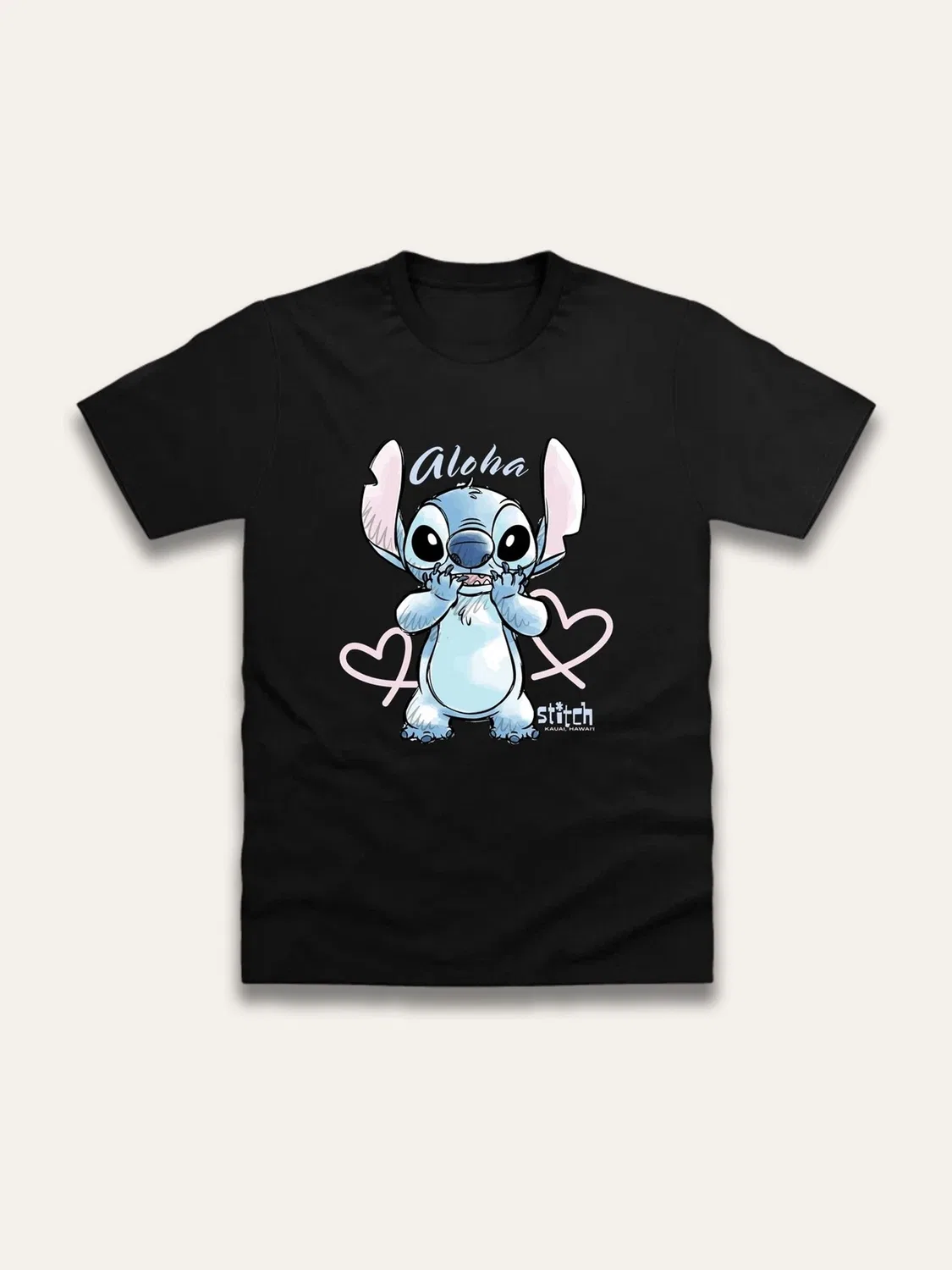 Футболка с принтом Stitch Brand Threads, черный
