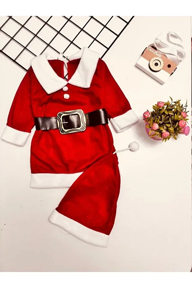 Детское платье для девочек с длинным рукавом New Year's Eve Glam Cacobutik, Red