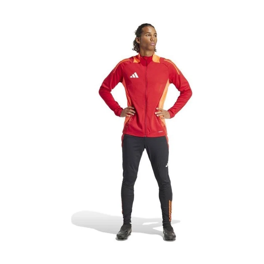 Куртка спортивная с воротником-стойкой TIRO24 C TR JKT adidas, Красный — фото 3