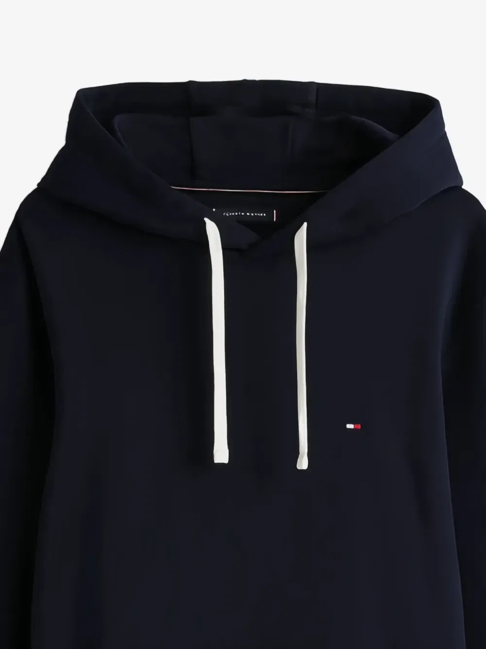 Хлопковое худи с вышитым логотипом Tommy Hilfiger, синий — фото 2
